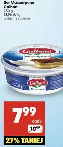 Delikatesy Centrum Ser Mascarpone Galbani 250g oferta
