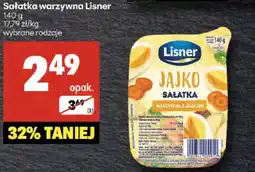 Delikatesy Centrum Sałatka warzywna Lisner 140 g oferta