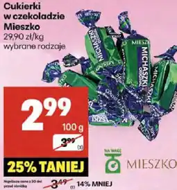 Delikatesy Centrum Cukierki w czekoladzie Mieszko 100g oferta