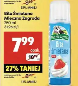 Delikatesy Centrum Bita śmietana Mleczna Zagroda 250ml oferta