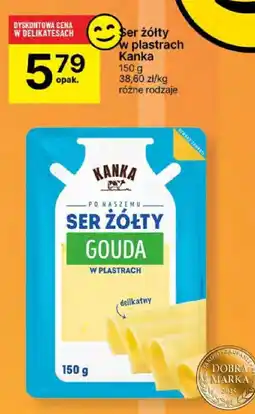 Delikatesy Centrum Ser żółty gouda Kanka 150g oferta