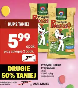 Delikatesy Centrum Prażynki Reksio Przysnacki 95g oferta