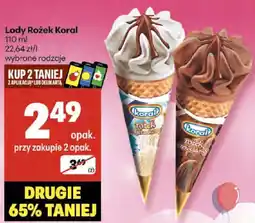 Delikatesy Centrum Lody Rożek Koral 110ml oferta