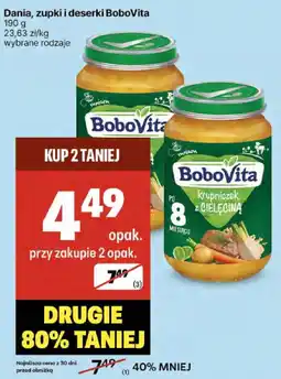 Delikatesy Centrum Dania, zupki i deserki BoboVita 1 opak oferta