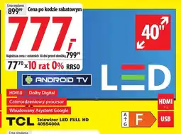 Media Expert Telewizor TCL oferta