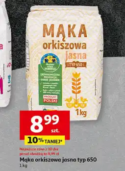 Auchan Mąka orkiszowa Polski oferta
