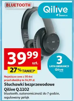 Auchan Słuchawki bluetooth Qilive oferta