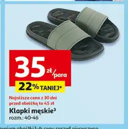 Auchan Klapki męskie To ta! oferta