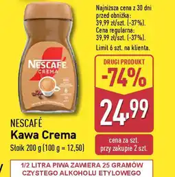 ALDI Nescafé Kawa Crema oferta