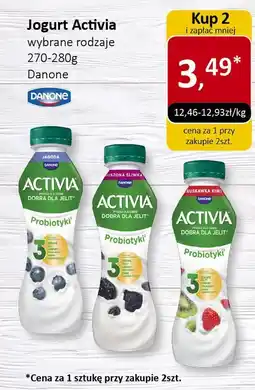 Market Point Jogurt Activia truskawka kiwi 270-280g Danone oferta