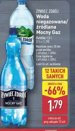 ALDI ywiec Zdrj Woda oferta