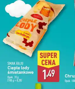 ALDI CiepŁe lody mietankowe oferta