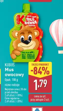 ALDI Kubu Mus owocowy oferta
