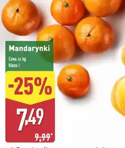 ALDI Mandarynki oferta
