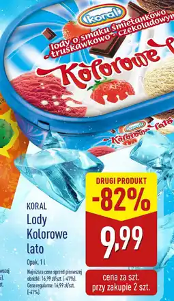 ALDI Lody Kolorowe lato oferta