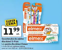 Auchan Szczoteczka do zębów dla dzieci 3-9 lat lub pasta dla dzieci Elmex oferta