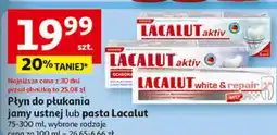 Auchan Płyn do płukania jamy ustnej lub pasta Lacalut oferta