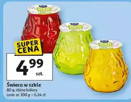 Auchan Świeca w szkle oferta