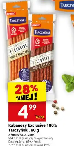Twój Market Kabanosy Exclusive 100% Tarczynski oferta
