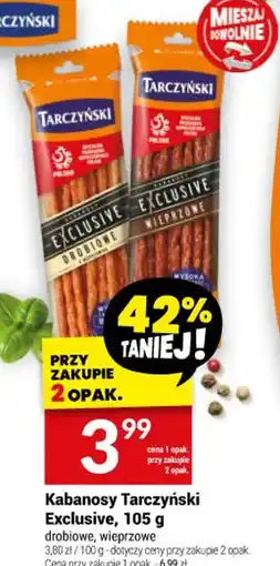 Twój Market Kabanosy Tarczyński Exclusive oferta