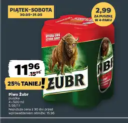 Netto Piwo Zubr oferta
