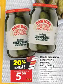Twój Market Ogórki luksusowe konserwowe Dawtona oferta