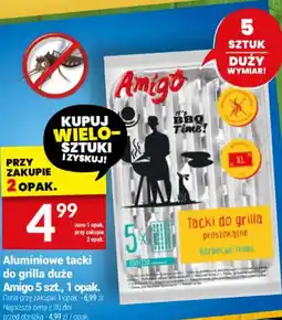Aluminiowe tacki do grilla duże Amigo