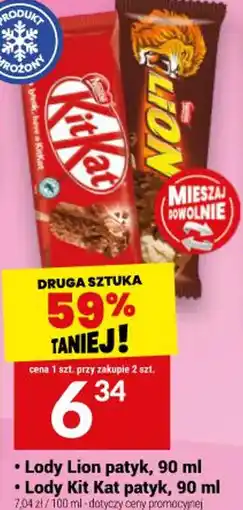 Twój Market Lody Lion/Kit Kat oferta