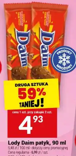 Twój Market Lody Daim patyk oferta