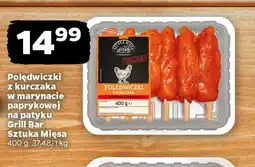 Netto Polędwiczki z kurczaka w marynacie paprykowej na patyku Grill Bar oferta