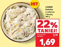Kaufland Lisner sałatka z selerem i fasolą oferta