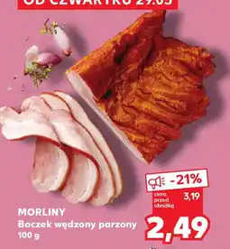 Kaufland Morliny boczek wędzony parzony oferta