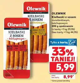 Kaufland Olewnik kiełbaski z sosem oferta