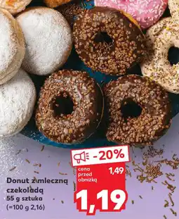 Kaufland Donut z mleczną czekoladą oferta
