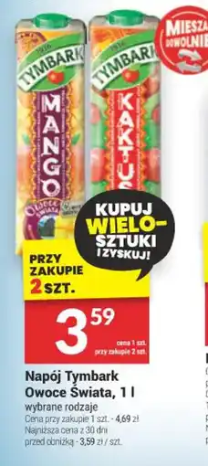 Twój Market Napój Tymbark Owoce Swiata oferta