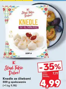 Kaufland Knedle ze śliwkami oferta