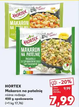Kaufland Hortex makaron na patelnię oferta
