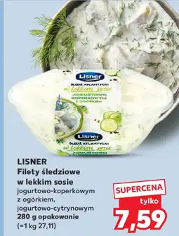 Kaufland Lisner filety śledziowe w lekkim sosie oferta