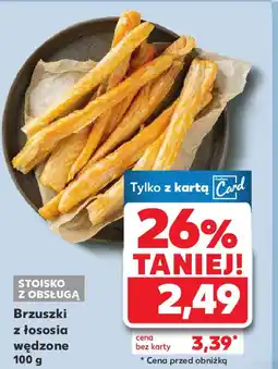 Kaufland Brzuszki z łososia wędzone oferta