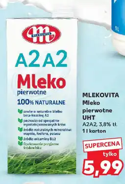 Kaufland Mlekovita mleko pierwotne UHT oferta