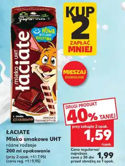 Kaufland Łaciate mleko smakowe uht oferta