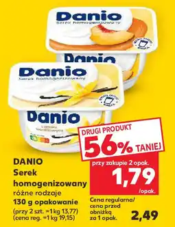 Kaufland Danio serek homogenizowany oferta