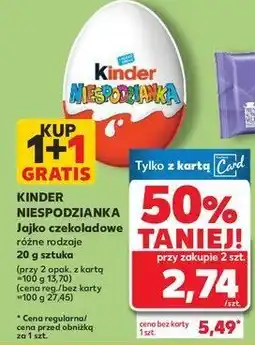 Kaufland Jajko niespodzianka Kinder niespodzianka oferta