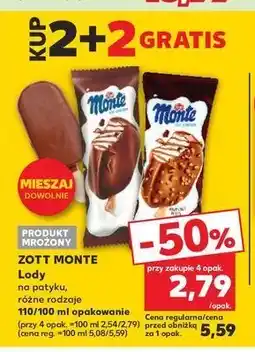 Kaufland Lód Zott monte oferta