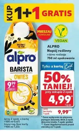 Kaufland Napój owies barista Alpro oferta