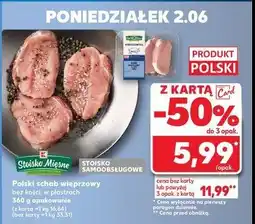 Kaufland Schab wieprzowy plastry qafp Stoisko mięsne oferta