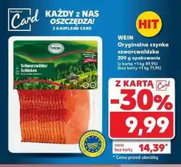 Kaufland Szynka szwarzwaldzka Wein oferta