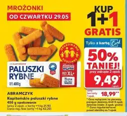 Kaufland Paluszki rybne kapitańskie Abramczyk oferta