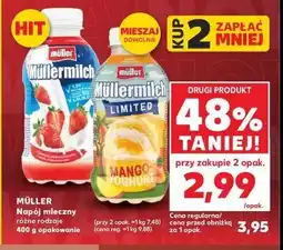 Kaufland Napój mleczny mango-yoghurt Mullermilch limited oferta