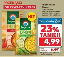 Kaufland Chrupki zielona cebulka Przysnacki oferta